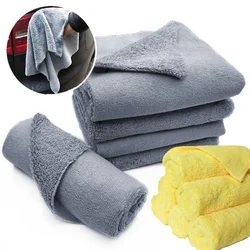 Microfiber Super Soft Absorbent Towel Edgeless Car Wash Care Home Cleaning Towel Drying Cloth Towels 40x40cm Car Detailing