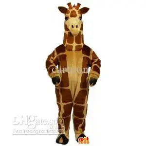 Giraffe Mascotte Kostuum Halloween Kerst Jurk Full Body Props Outfit Mascotte Kostuum