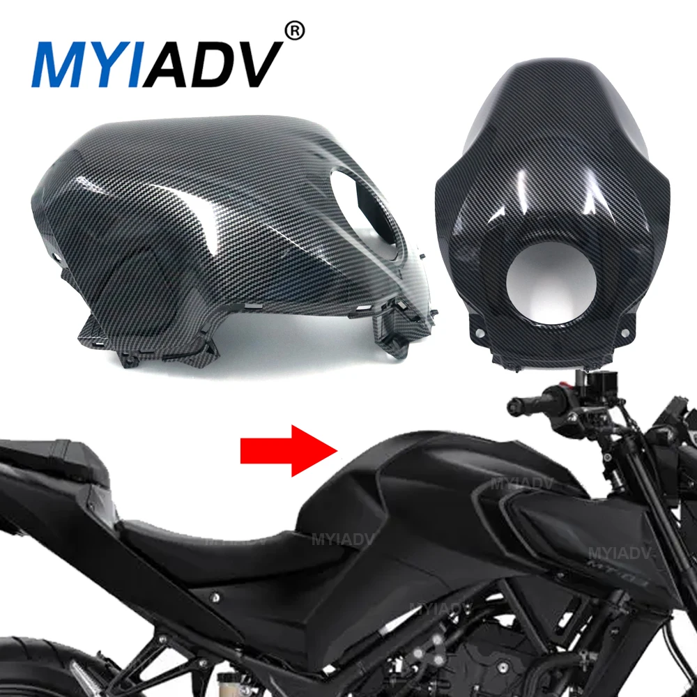 

For Yamaha MT03 MT-03 2020-2024 Motorcycle Oil Fuel Gas Tank Cover Guard Fairing Protector Unpainted Or Water Transfer Printing