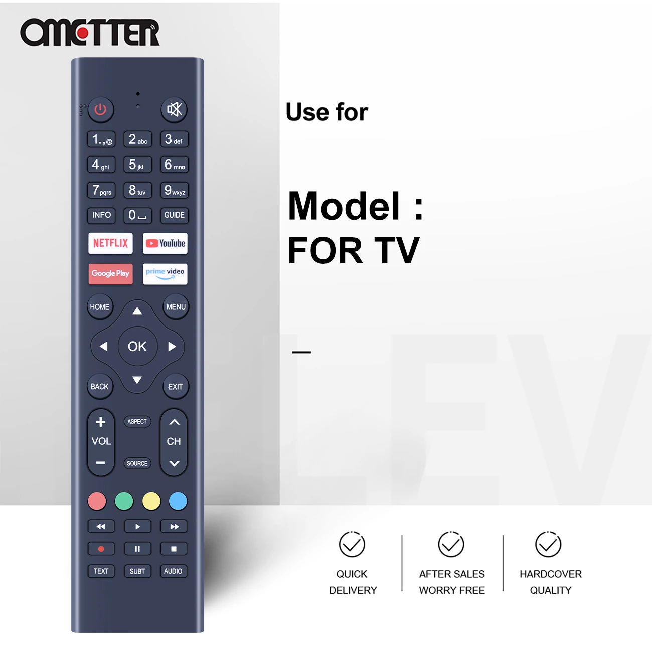New REMOTE CONTROL FOR OK.ODL 40760FN-TAB .ODL 24760HN-TAB.ODL 32771HN-TAB .ODL 40761FN-TAB SMART TV