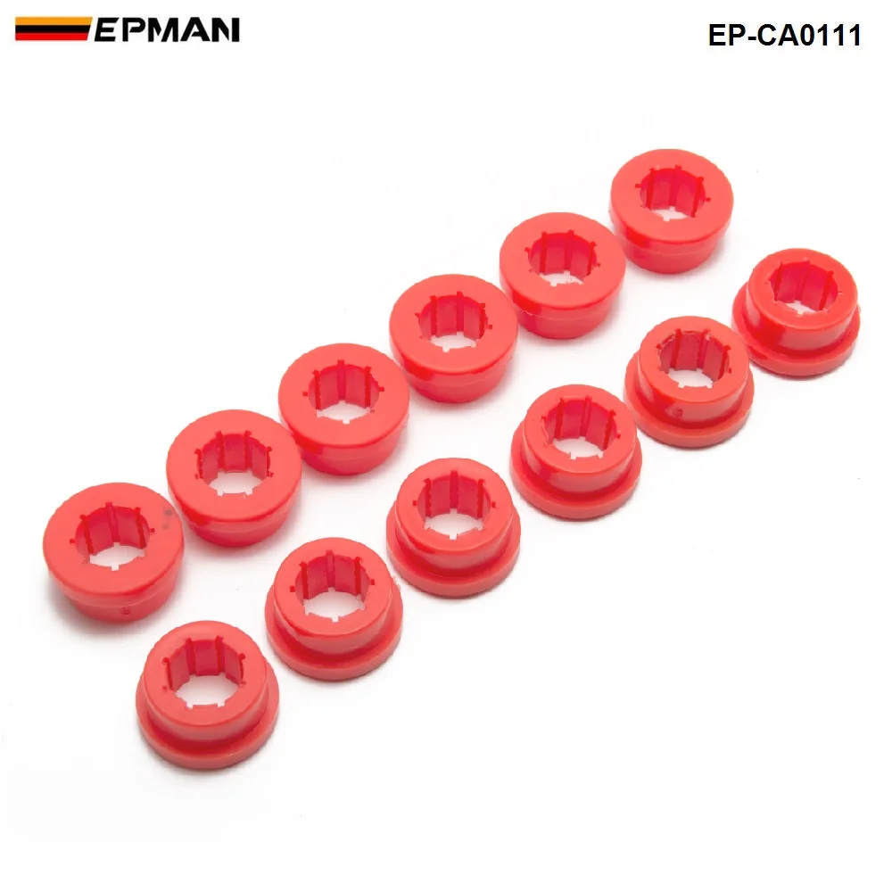 12pcs/lot Lower Control Arm Rear Camber Kit Replacement Bushings (Red/Black) EP-CA0111