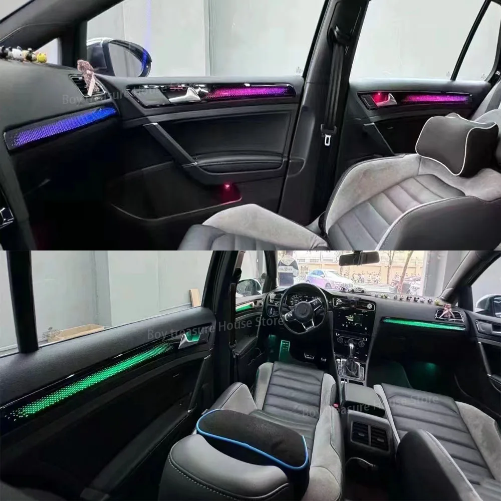 For VW Golf 7 Golf 7.5 2014-2021 30 Colors Ambient Light Set