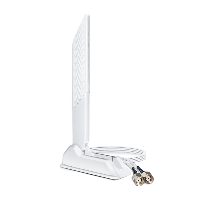 D7YC 2.4G 6G WiFi6Eアンテナ12dB高ゲイン折りたたみ式ブレードアンテナは、安定したワイヤレス接続のために2SMA内部スレッドを備えています