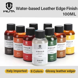 WUTA 100ml Leather Finish Water-Base Edge Coating Color Edge Sealing Liquid Dressing Painting Clear & Smooth Treatment Agent