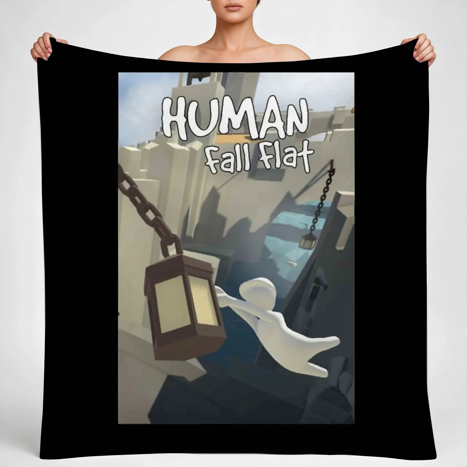 Human Fall Flat Throw Blanket couch cozy soft plush fuzzy picnic outdoor blanket