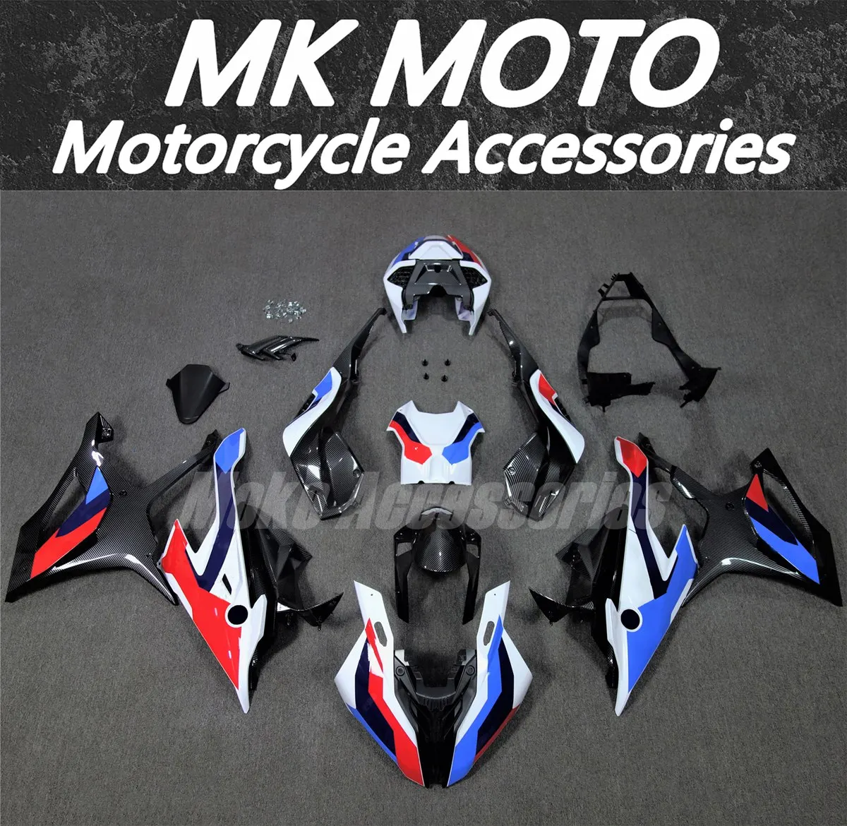 

Комплект обтекателей, подходящий для M1000RR S1000rr 2019 2020 2021 2022, комплект кузовных работ 19-22, инъекционный красный, белый, синий, текстура углеродного волокна