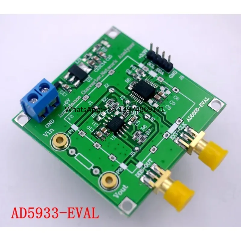1pc AD5933 Impedance Converter Network Analyzer Module 1M Sampling Rate 12bit Resolution Measurement Resistance