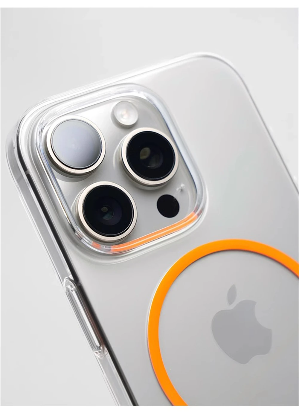 Ultradünne Transparente HD Einfache Hart-PC-Hülle für iPhone 18 17 16 15 Pro Max 14 13 12 mit Magsafe Magnetischer Drahtloser Ladeabdeckung – Detail 3