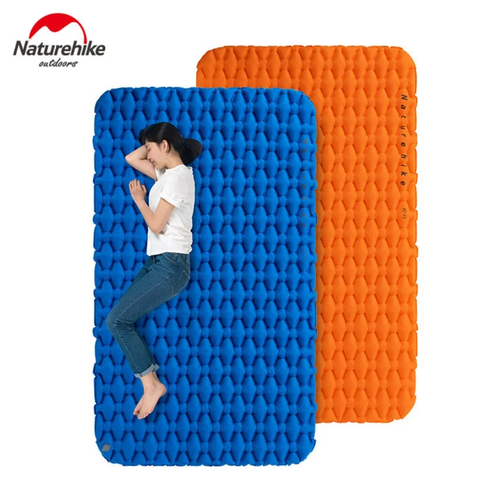 

Naturehike Double Person Inflatable Bed Outdoor Camping Inflatable Cushion Ultra Light Moisture-Proof Mat Tent Sleeping Mat