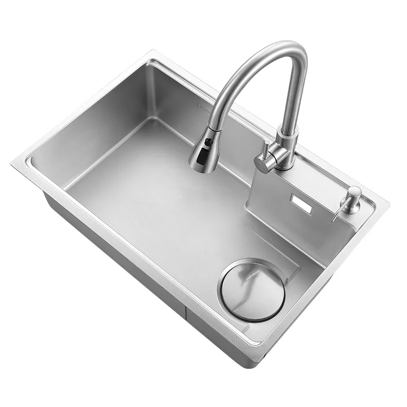 

Stainless steel sink 3.0mm electrolytic scratch-proof kitchen sink vegetable basin