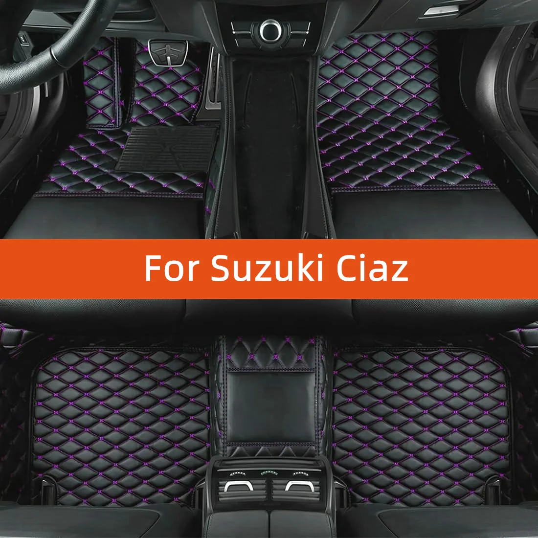 

Custom Leather Car Floor Mat For Suzuki Ciaz 2014 2015 2016 2017 2018 2019 2020 Car Mat Interior Accessories
