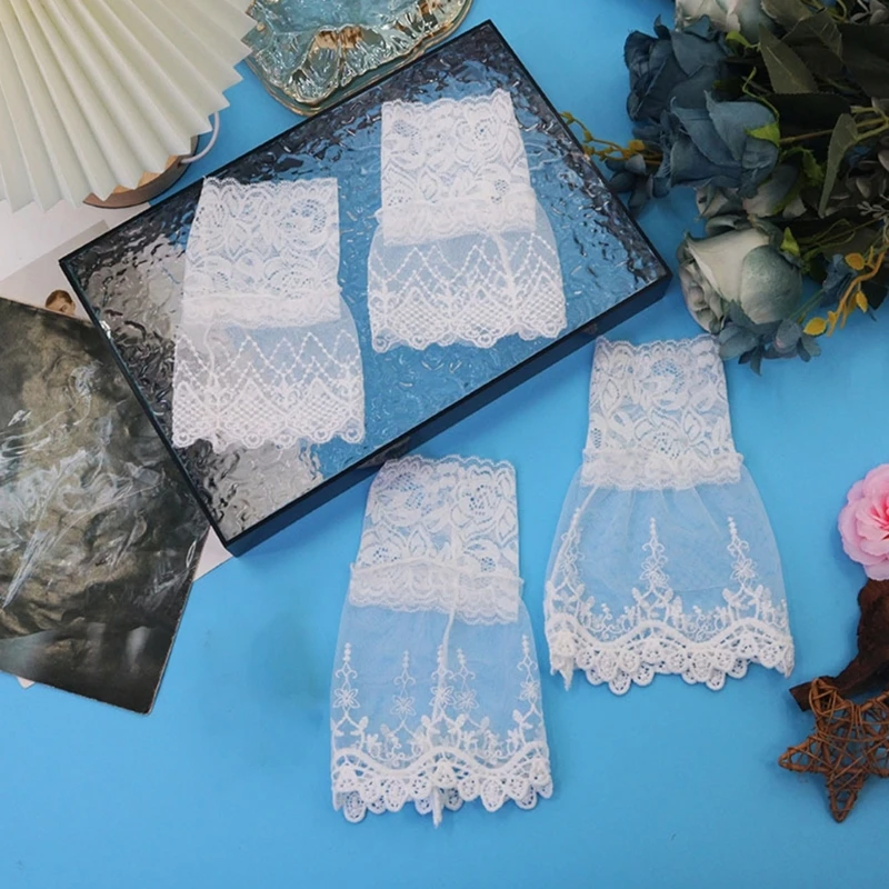 E15F Gelang Renda Halus Lengan Sensitif Ramah Kulit untuk Perjalanan