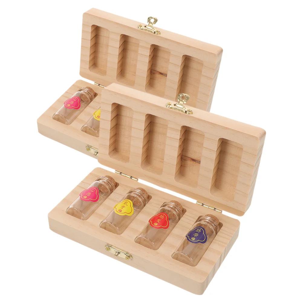 

Baby Keepsake Box Fetal Hair Teeth Storage Wooden Newborn Umbilical Cord First Haircut Memory Organizer Special Occasion Gift