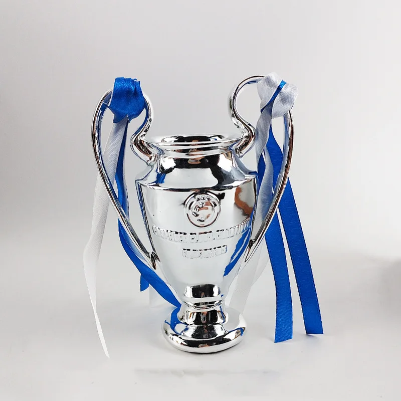 

Heavy Resin Great Defending Football Champions Trophy For Funs Soccer Sport Trophy For Football Game Bar Club Decoration
