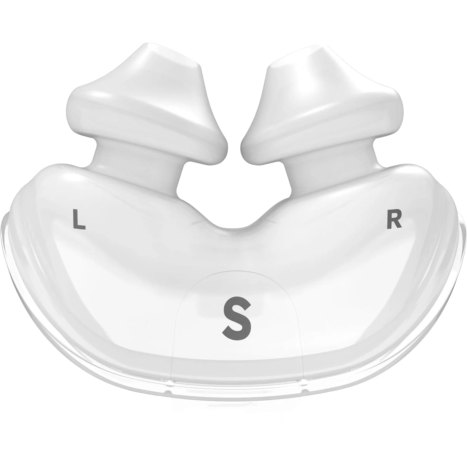 Cojín Nasal ResMed AirFit P10 - Accesorio de Repuesto para Mascarilla CPAP - Silicona Suave y Ligera - Doble Pared - Tallas S/M/L