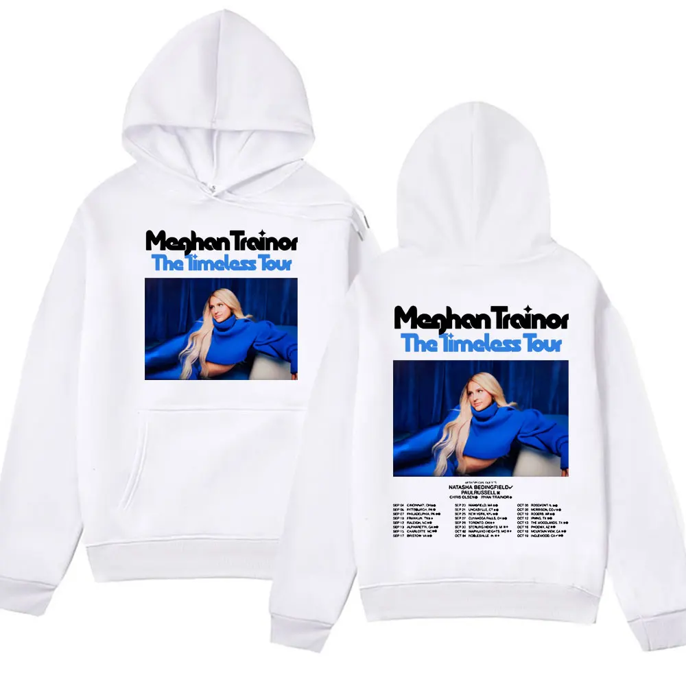 

Rapper Singer Meghan Trainor The Timeless Tour 2024 new in hoodies & sweatshirts mens clothes Hip hop Vintage Fashion Pullover