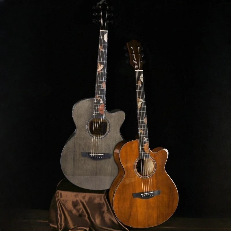 Guitarra Acústica Profesional de 40 Pulgadas, Modelo Folklore, para Principiantes, Guitarra de Alto Rendimiento, Instrumento Musical