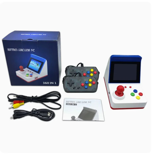 Drop Shipping A6 mini arcade retro arcade portable game console NES nostalgic FC can be online double play