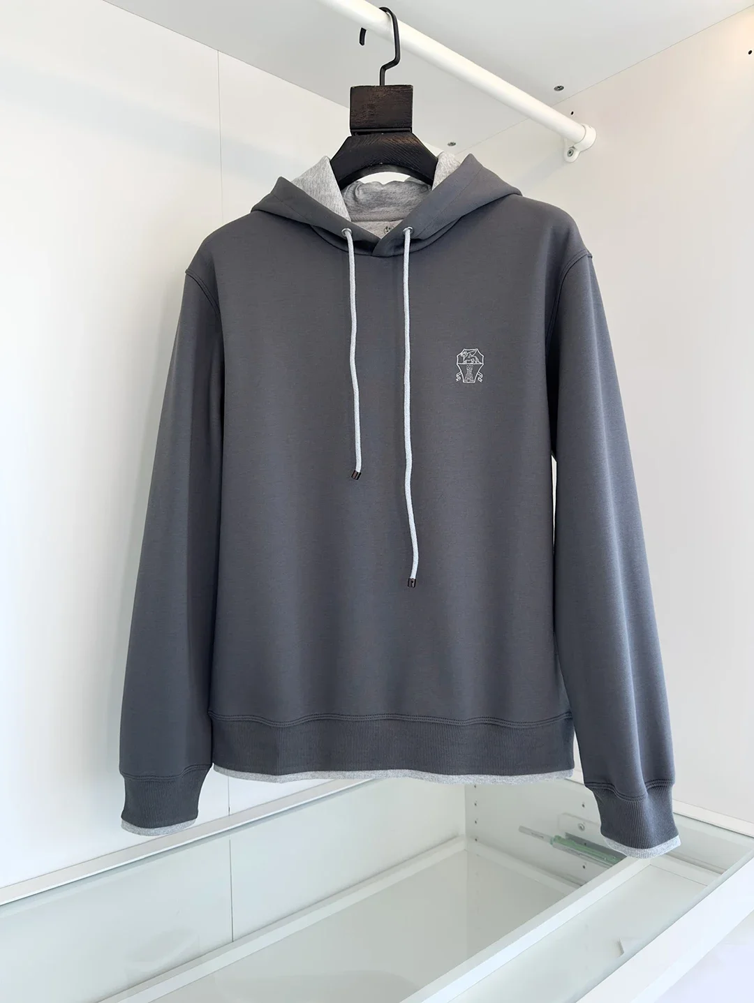 BLLIYOSS Hoodie Long staple cotton with thin fleece inside Men 2024 New High Quality Old Money Soft Exquisite Europe Italy