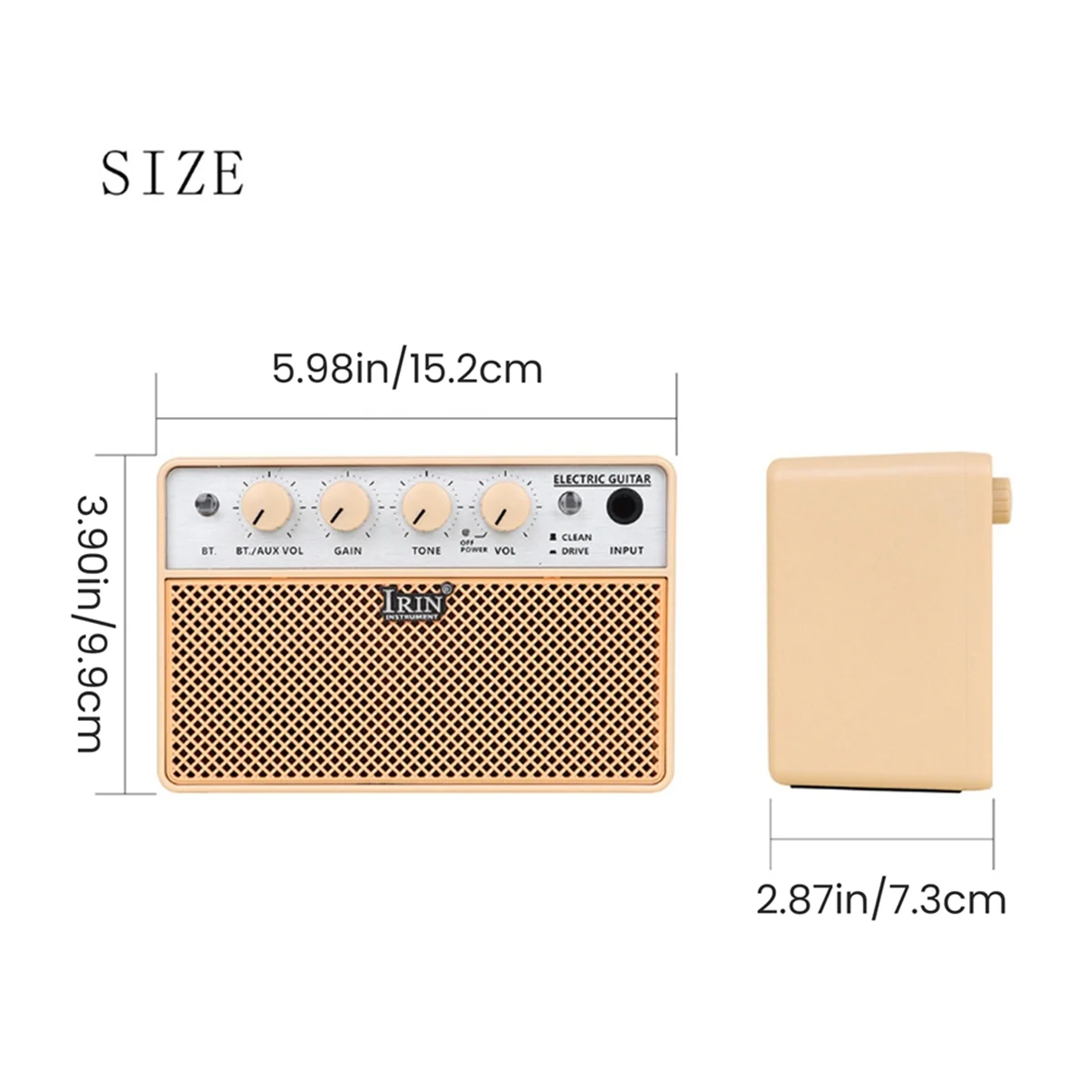 Amplificador de guitarra portátil Mini Bass Sound Box, instrumento Bluetooth, 10W