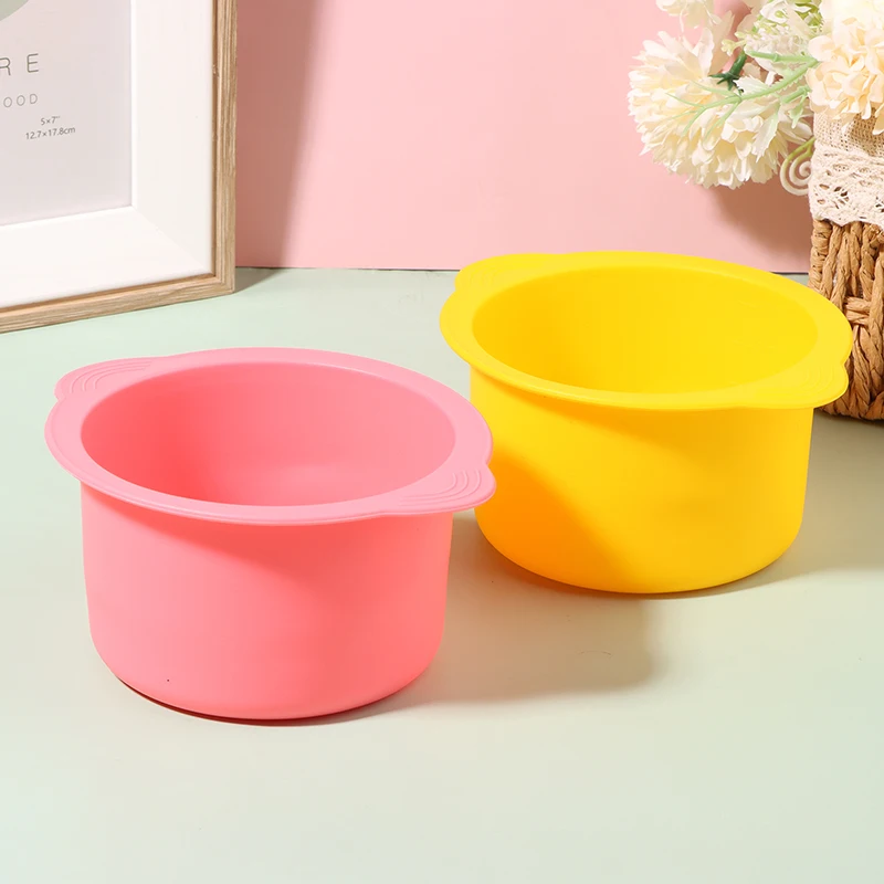 /Vly/Wax Warmer Heat-resisting Replacement Silicone Bowls Hair Removal Wax With Stirring Stick Non-Stick Pan Hair Removal Beauty