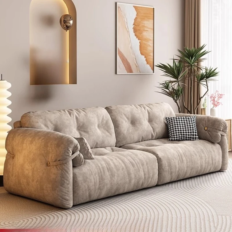 

Итальянский минималистичный матовый диван-кровать, складной многофункциональный выдвижной двойного назначения, двуспальная маленькая квартира