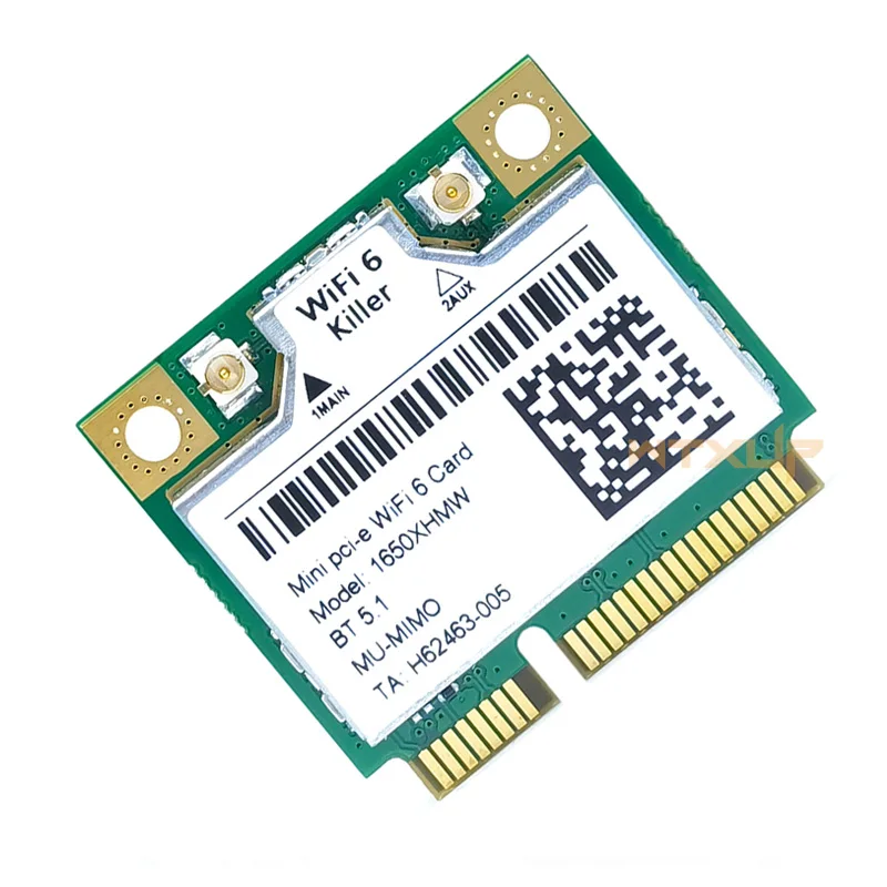 Killer 1650X AX200 Wi-Fi 6 2400mbps Dual Band Bluetooth 5.1 1650XHMW mini pcie wifi wireless card MU-MIMO