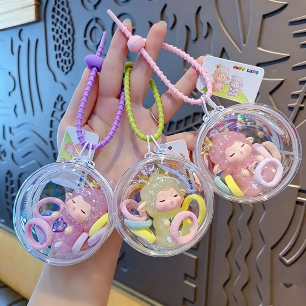 High-Quality PVC Sheep Keychain Stable Color Smooth Burr-Free Surface Mini Lamb Figurine Lightweight And Compact