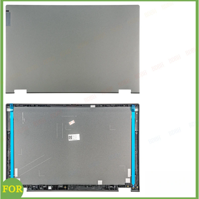 Laptop Case For Lenovo YOGA C550-15 Ideapad Flex 5-15IIL05 5-15ITL05 5-15ALC05 Metal Screen Back Cover Hinges Cover Silver/Gray
