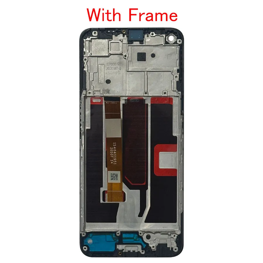 6.49''For OnePlus Nord N200 5G LCD Display Screen Touch Panel Digitizer Replacement Parts For OnePlus N200 5G Screen With Frame