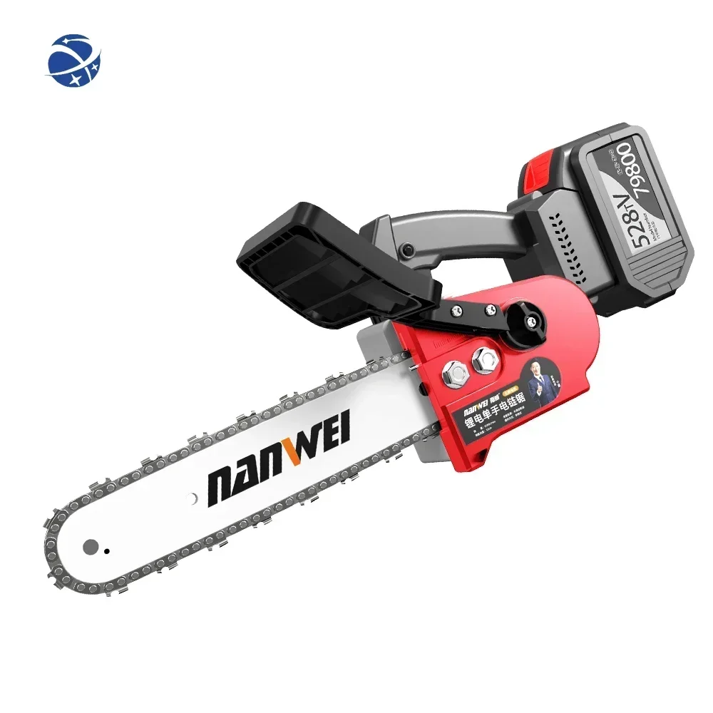 

YYHC-10 Inch Brushless Cordless Chainsaw Electric Saw Bracket Woodworking Cutter Machine Garden Pruning Tools For