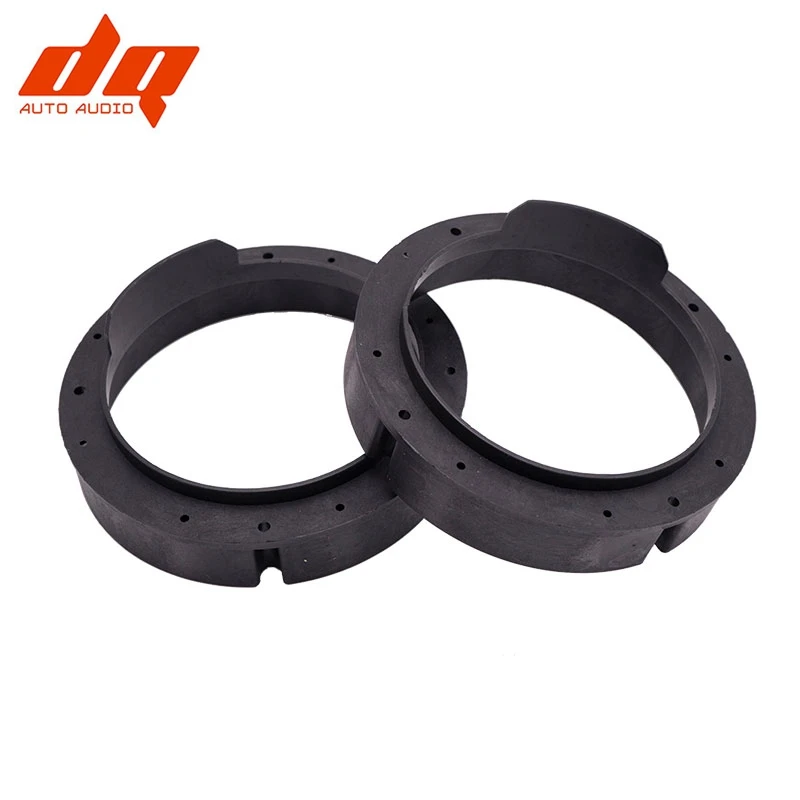 2PCs Car Audio 6.5 Inch Speaker Lossless Conversion Solid Bracket car horn pad Adapter mounts Spacer For VW Skoda