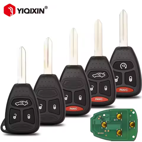 315/433Mhz ID46 Remote Car Key For Chrysler 200/300/300c Pacifica PT Cruiser Sebring Aspen Stratu For Dodge RAM Caravan For Jeep