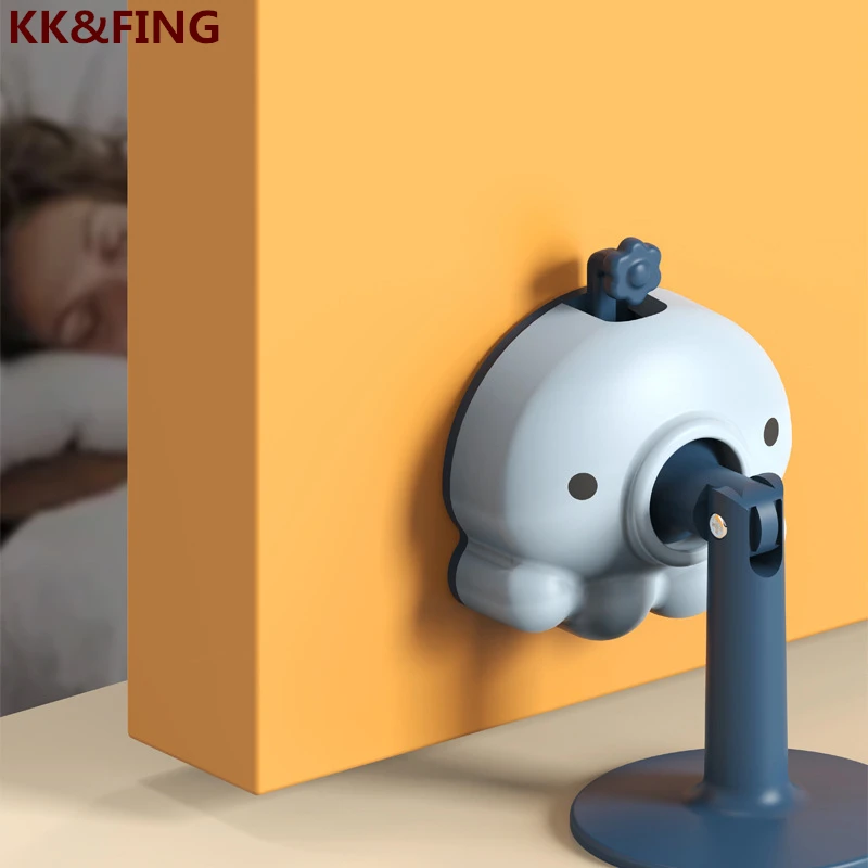 

KK&FING Creative Punch-free Door Suction Door Stopper Silicone Door Rear Snti-collision Suction Mute Door Stop