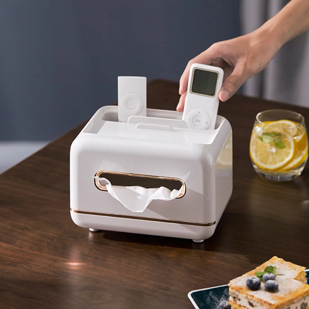 

Fashionable Creative Tissue Organizer Multi-Functional Storage Box Practical Decorative Home Office Mall Use Stylish