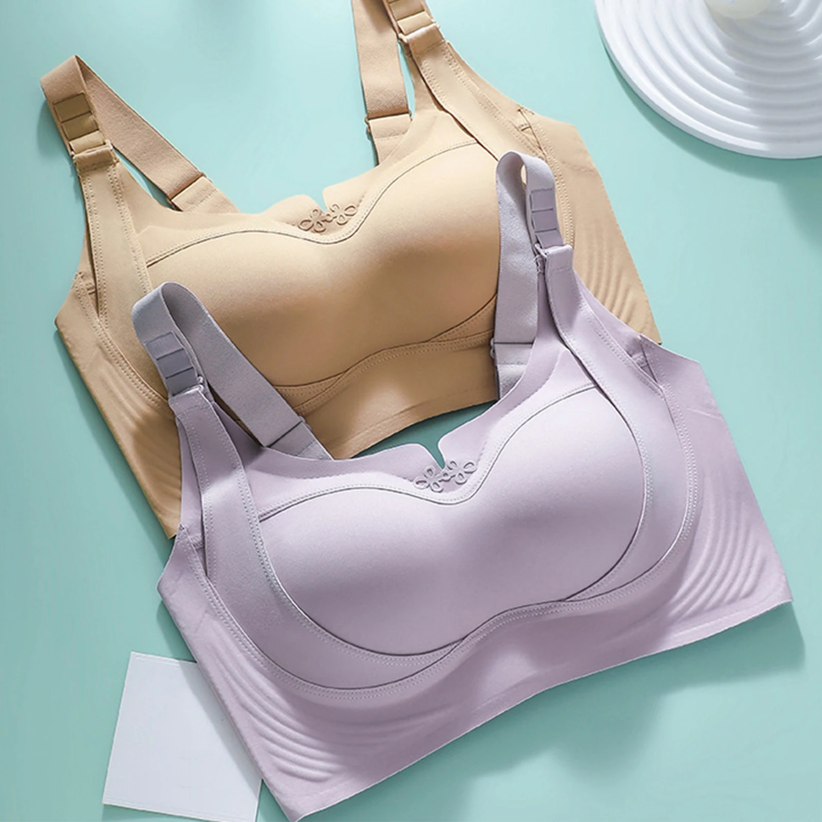 

Women's Wireless Push Up Bra Solid Color Adjustable Strap Comfortable Lingerie Female Outdoor Daily Fashion Casual Cozy Bra