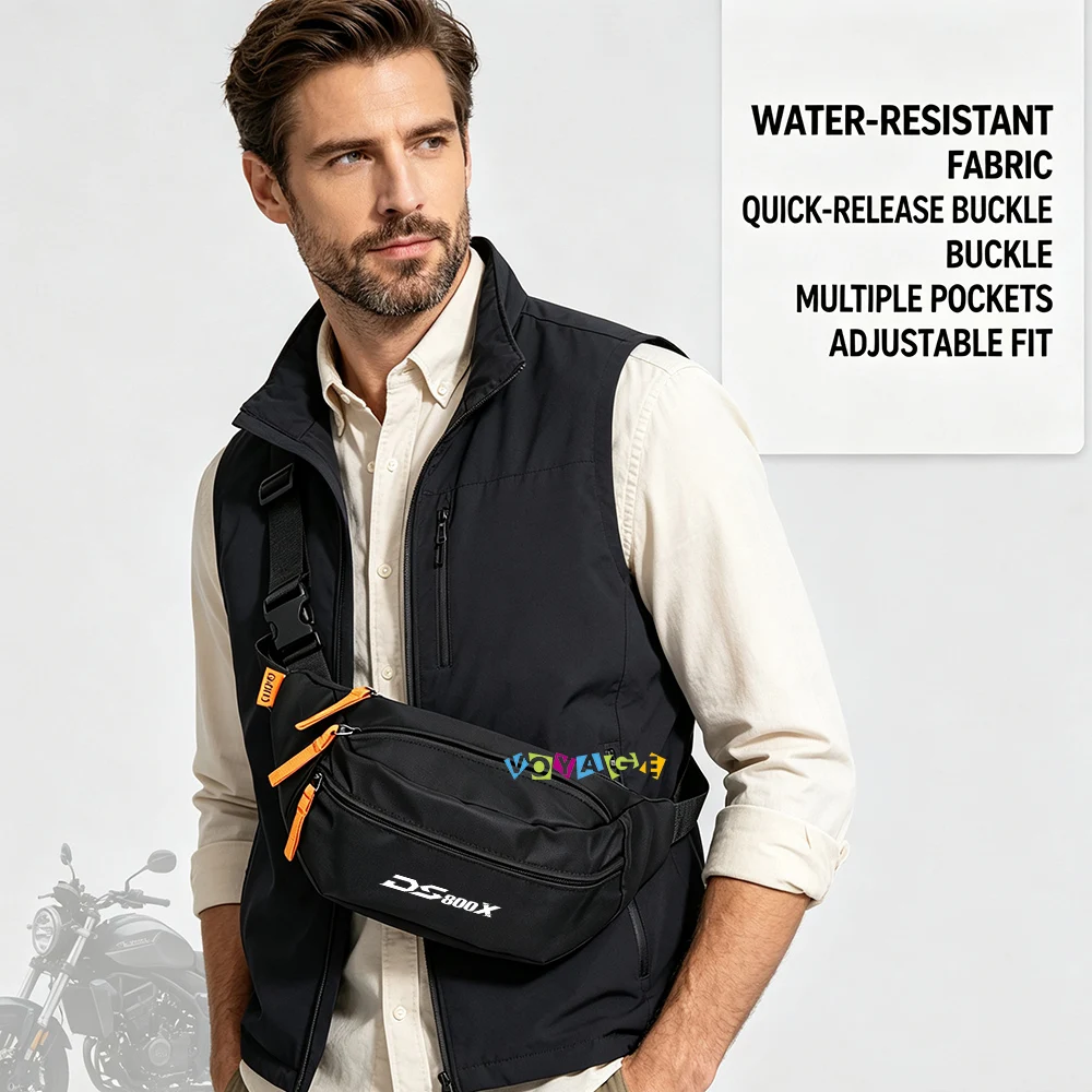 Premium Fanny Pack For Voge DS800X DSX 800 Motorcycle Casual Bag Accessories Unisex Waist Bag 2026 Commuting Waterproof Storage