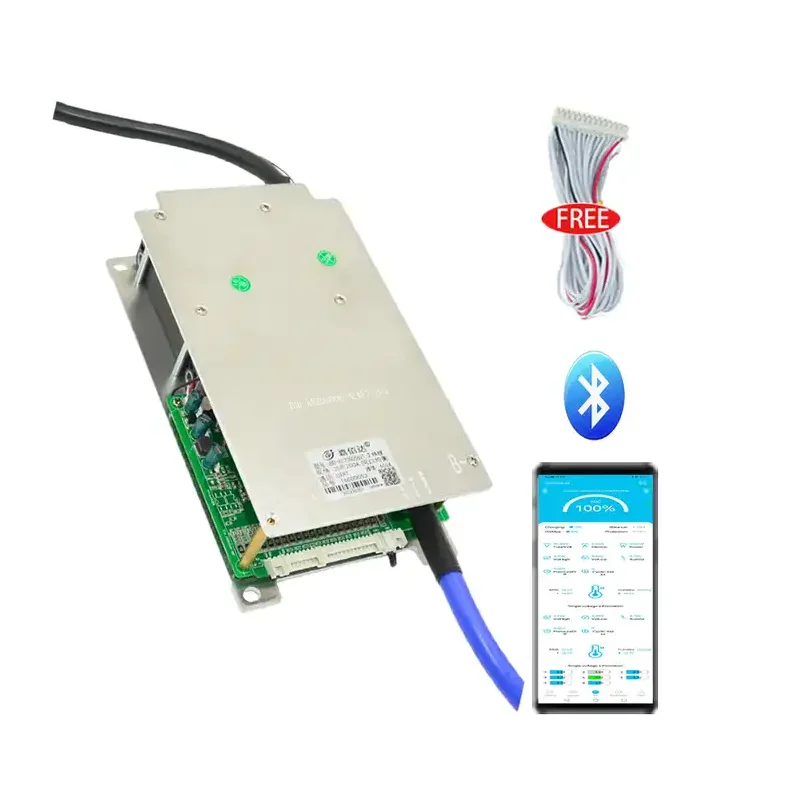 JBD BMS Smart 16S LiFePo4, 48V, 200A, 300A, 7S, 8S, 10S, 12S, 13S, 14S, 15S, 17S, 18S ، 20S ، 22S ، 24S ، 72 فولت ، 60 فولت ، 36 فولت بطارية ليثيوم التوازن ، 24 فولت #6