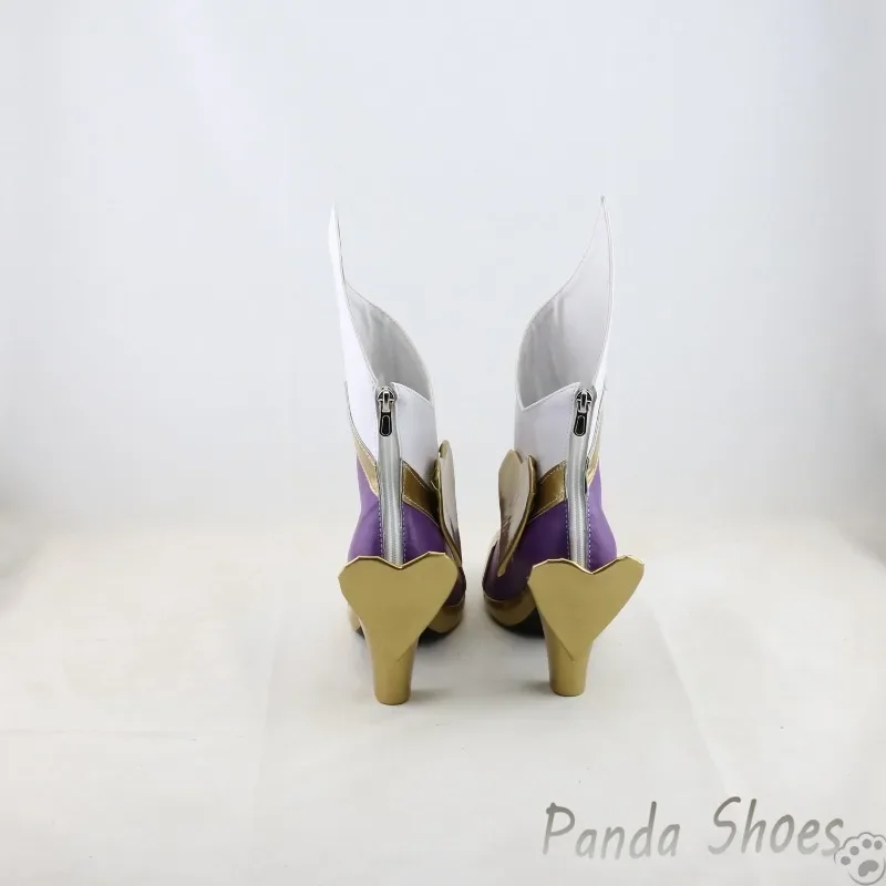 รองเท้าคอสเพลย์ฟิโอรา LOL จากเกม League of Legends รองเท้าคอสเพลย์ Grand Duelist ฟิโอรา ลอว์เรน อุปกรณ์ประกอบชุดคอสเพลย์สำหรับฮาโลวีน