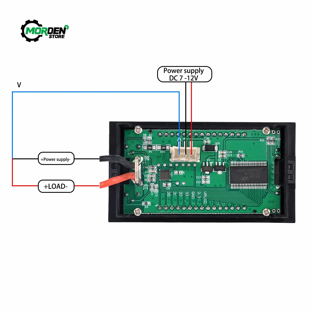 LCD Digital Voltmeter Ammeter Wattmeter Voltage Current Power Meter Volt Detector Tester Monitor DC 0-500V 0-5000W