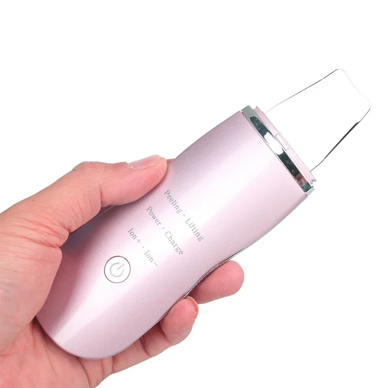 Iksbeauty Mini Portable Rechargeable Ultrasonic Sonic Facial Shovel Cleansing Peeling Spatula Electric Face Skin Scrubber