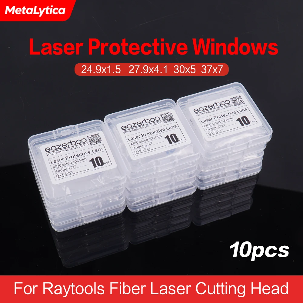 Laser Protective Lens 27.9x4.1 37x7 10kw/15kw 24.9x1.5 30x5 18x2 34x4 Compatible with Bodor Raytools BM111 BM110 BM109 BM114S