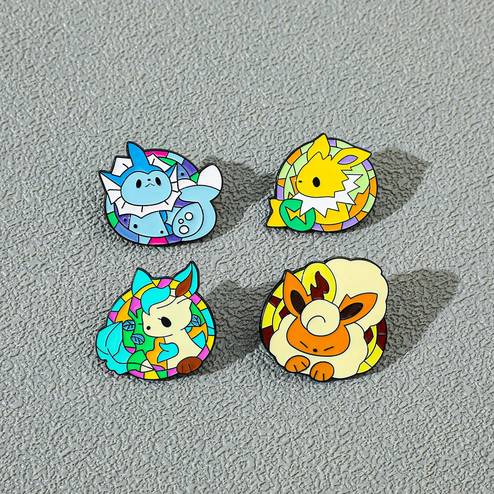 Fun Cartoon Anime Elf Monster Series Enamel Badge Pin Jacket Hat Decorations Suitable for Giving to Fans
