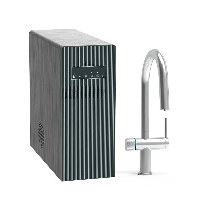Domestic Soda Sparkling Water Purifier Machine, Hot and Cold Drinking Water Purifier with Tap Kitchen Faucet