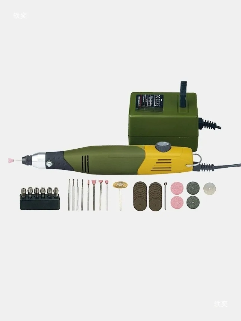 Moedor elétrico portátil para moagem de jade, perfuração e polimento