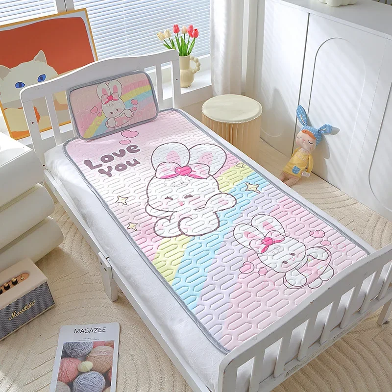 漫画ラテックスクロミラテックスマット-2-点セットエアコン付きソフトマット洗濯機で洗える子供幼稚園昼休みクッション
