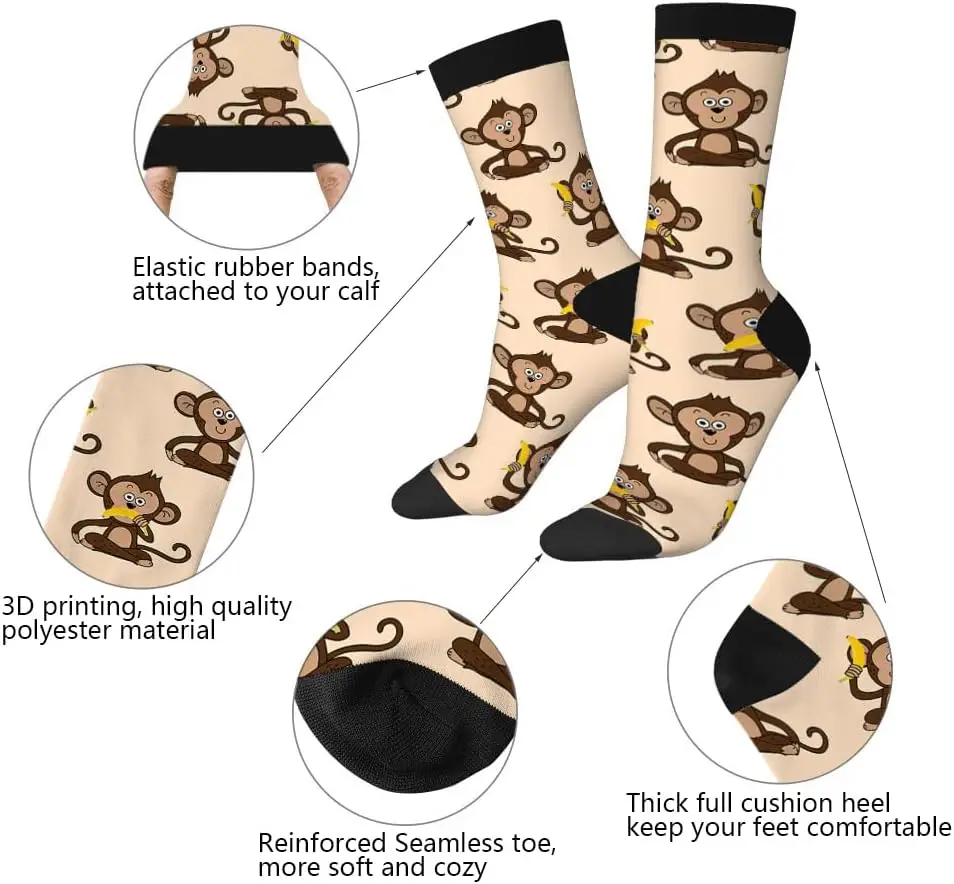 White Daisy Funny Socks Flower Print Chamomile Novelty Casual Crew Socks Contrast Color Design for Women Men Gift