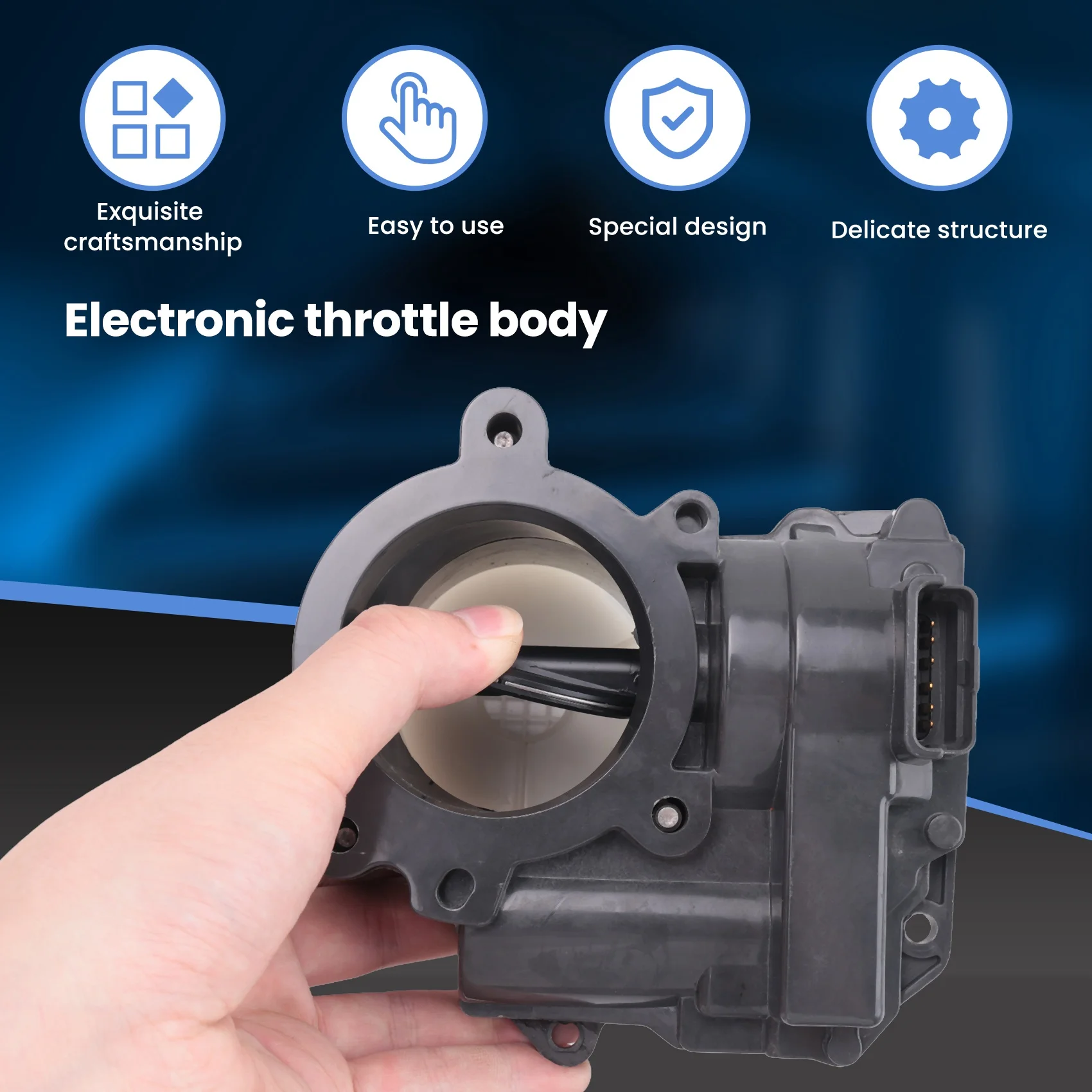 

New V862418980 For Citroen C4 C5 DS5 208 508 308 1.6 RCZ Petrol Throttle Body 0000163631 0000163672 V867527880