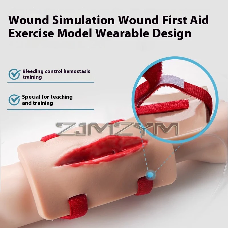 Trauma Simulated Wound Practice Module for Nurse Training & Schools Featuring Hemostasis & First-Aid Practice Manikins