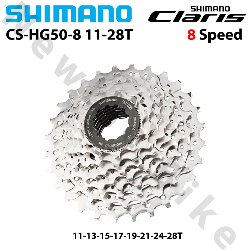 SHIMANO CLARIS R2000 Serie CS-HG50-8 8 Geschwindigkeit 11-28T 11-32T 11-34T Kassette für Rennrad Fahrrad Karte Schwungrad Original Teile – Detail 4